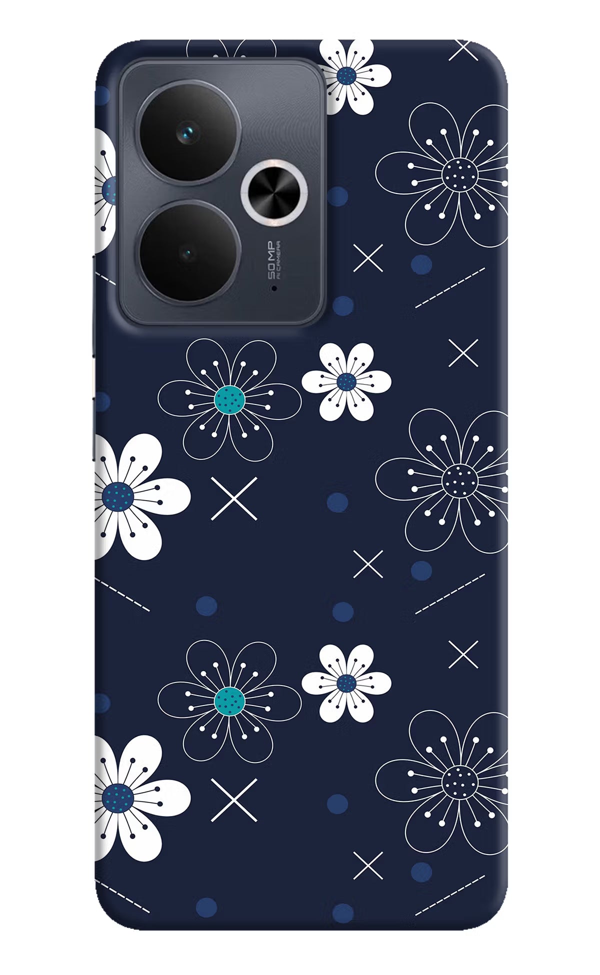 Flowers Realme 14T 5G Hard Case Back Cover by Casekaro