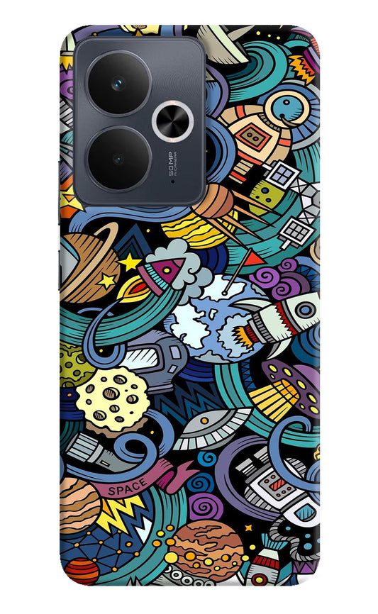 Space Abstract Realme 14T 5G Hard Case Back Cover by Casekaro