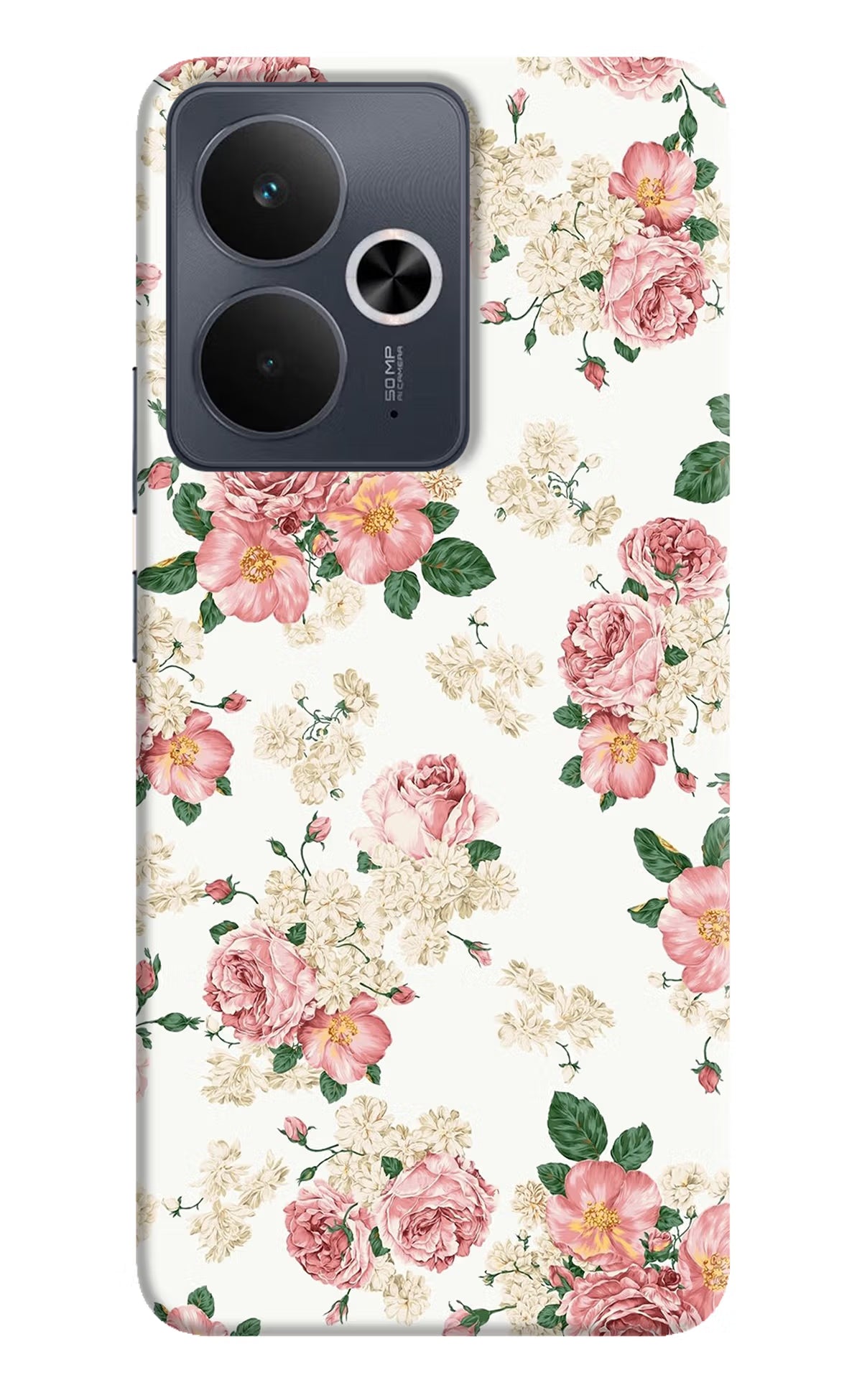 Flowers Realme 14T 5G Hard Case Back Cover by Casekaro