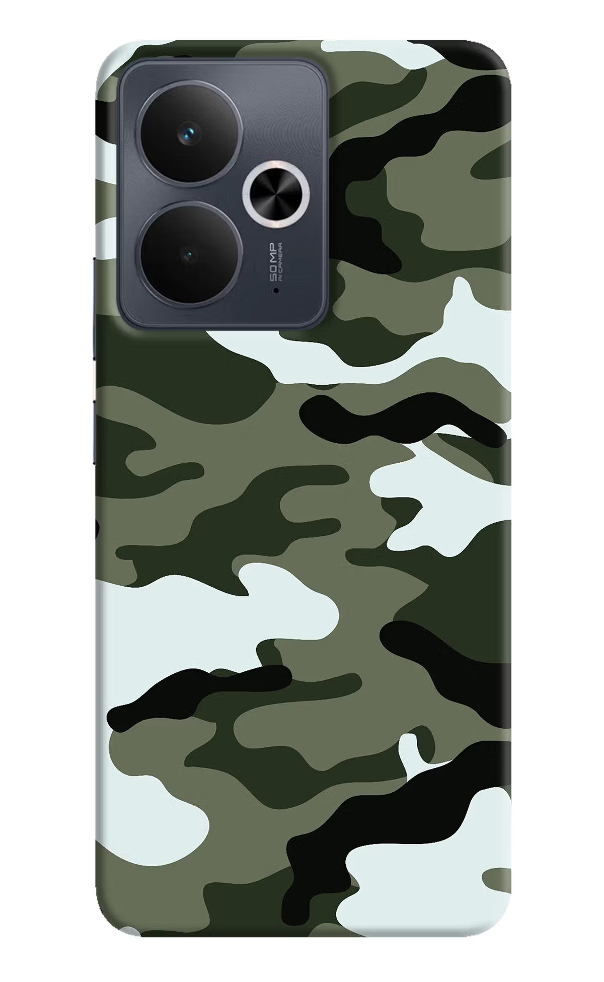 Camouflage Realme 14T 5G Hard Case Back Cover by Casekaro