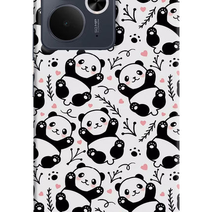 Cute Panda Realme 14T 5G Hard Case Back Cover by Casekaro