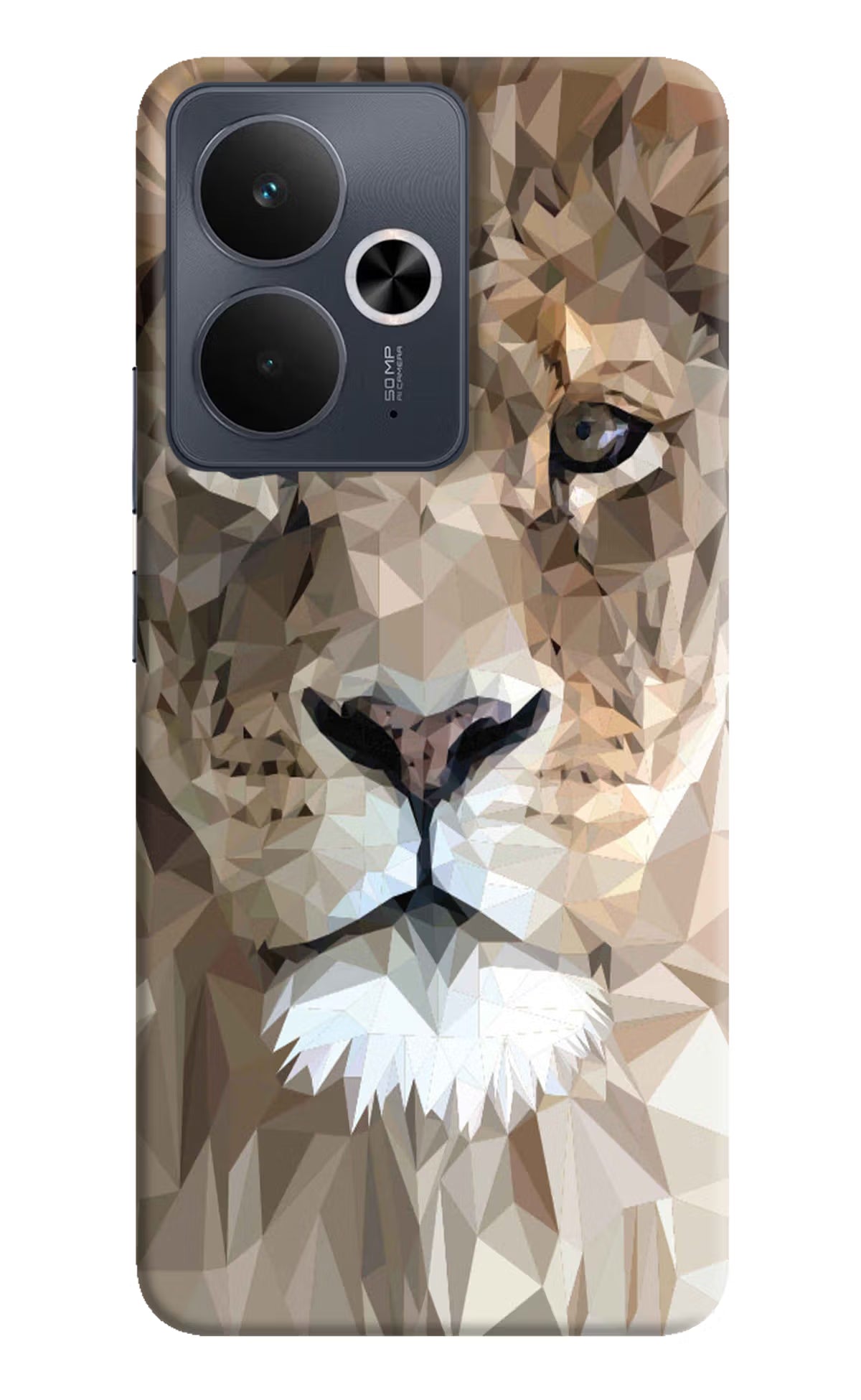 Lion Art Realme 14T 5G Hard Case Back Cover by Casekaro