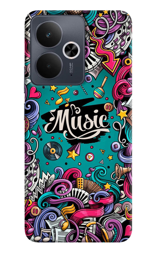 Music Graffiti Realme 14T 5G Hard Case Back Cover by Casekaro