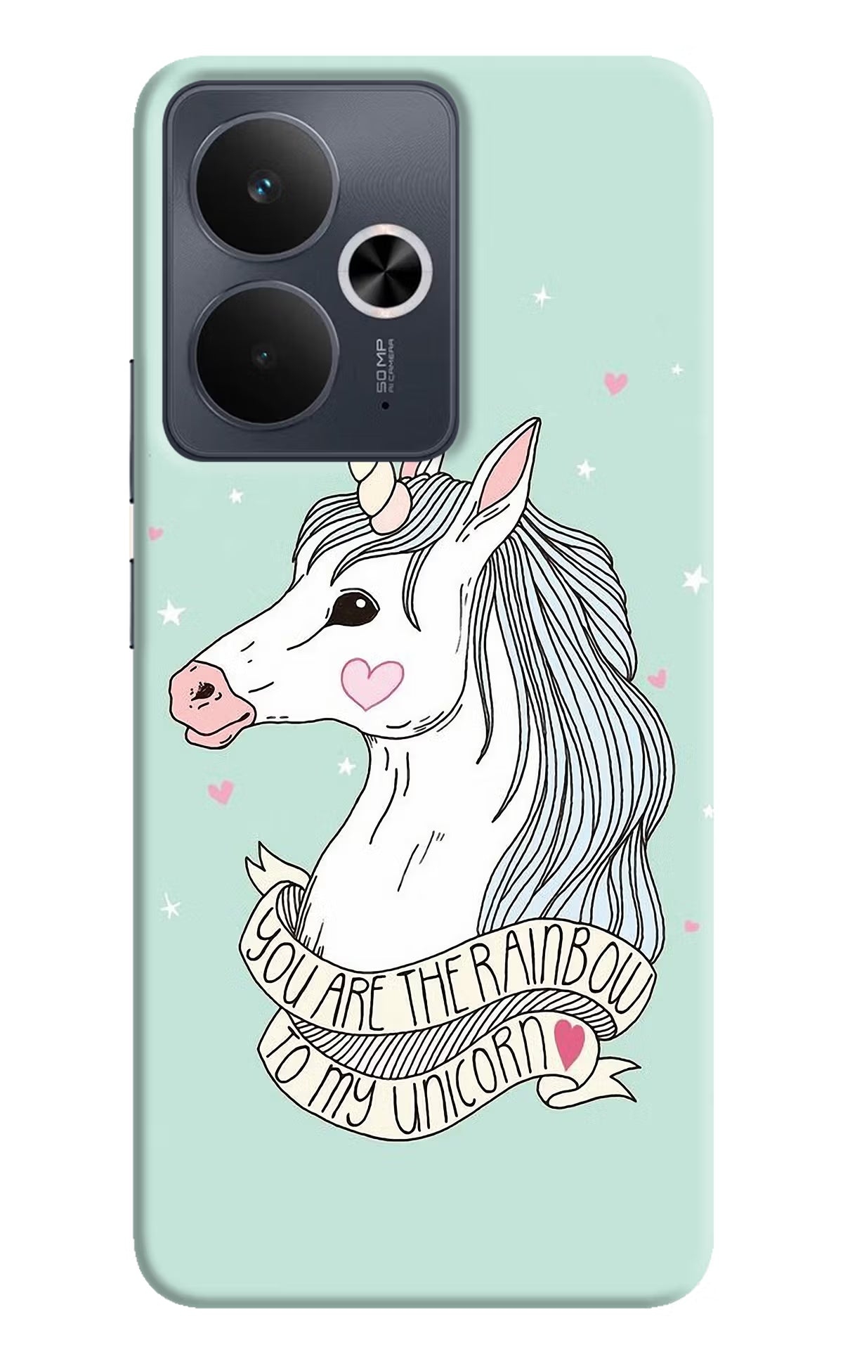 Unicorn Wallpaper Realme 14T 5G Hard Case Back Cover by Casekaro