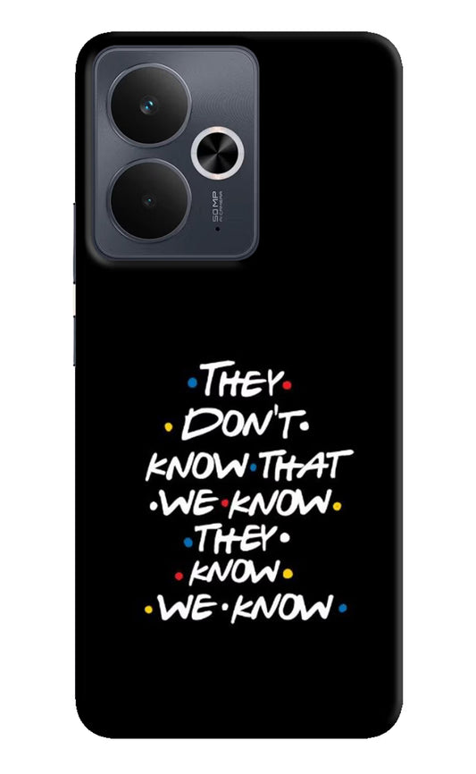 FRIENDS Dialogue Realme 14T 5G Hard Case Back Cover by Casekaro