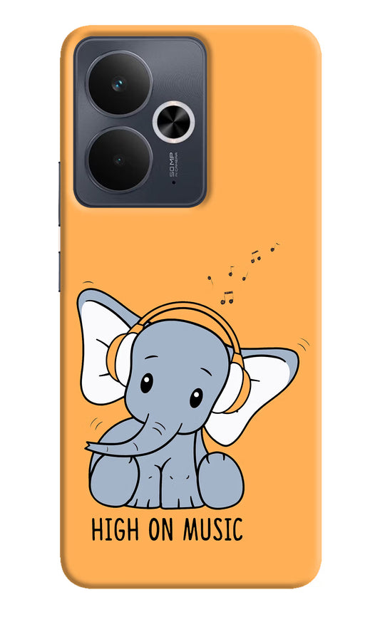 High On Music Realme 14T 5G Hard Case Back Cover by Casekaro