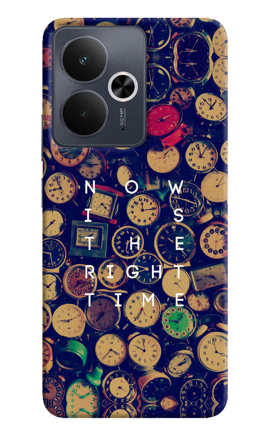 Now is the Right Time Quote Realme 14T 5G Hard Case Back Cover by Casekaro