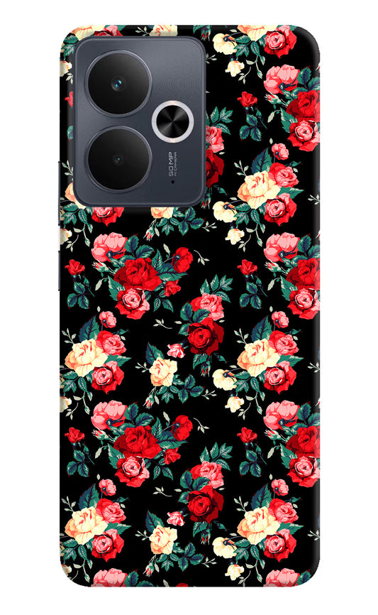 Rose Pattern Realme 14T 5G Hard Case Back Cover by Casekaro