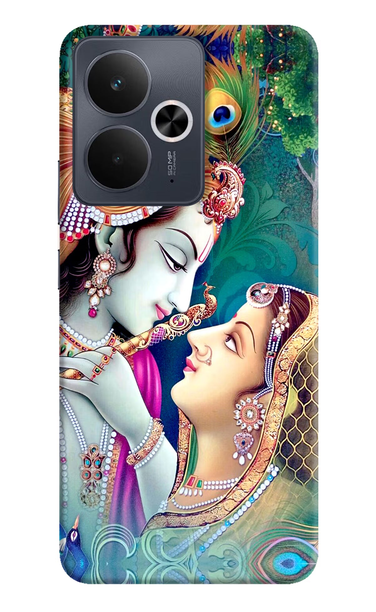 Lord Radha Krishna Realme 14T 5G Hard Case Back Cover by Casekaro