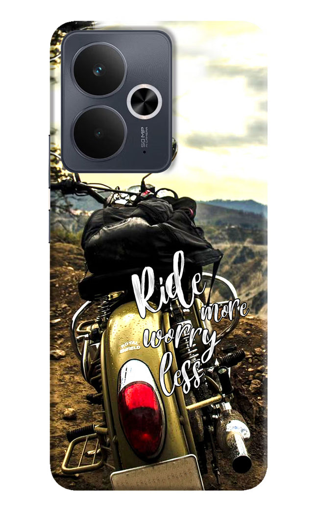 Ride More Worry Less Realme 14T 5G Hard Case Back Cover by Casekaro