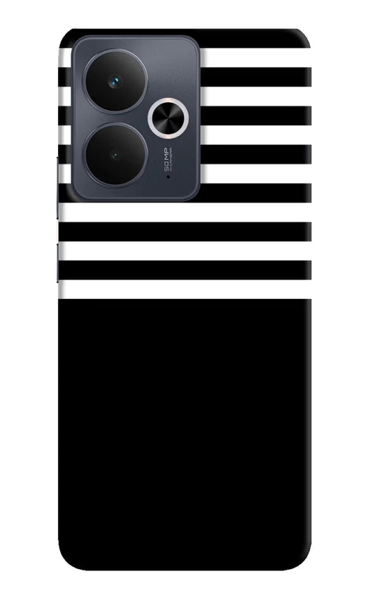Black and White Print Realme 14T 5G Hard Case Back Cover by Casekaro