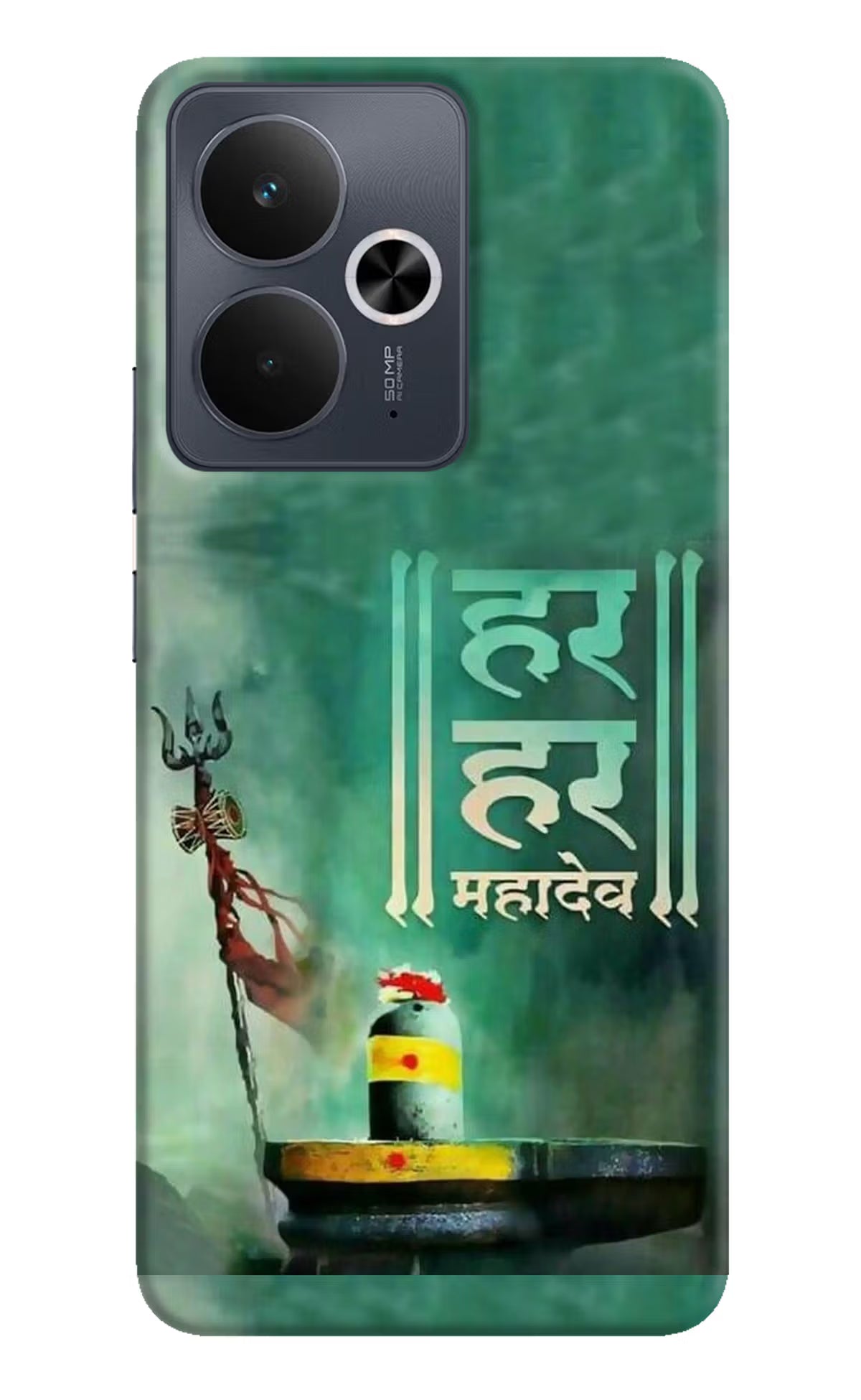 Har Har Mahadev Shivling Realme 14T 5G Hard Case Back Cover by Casekaro