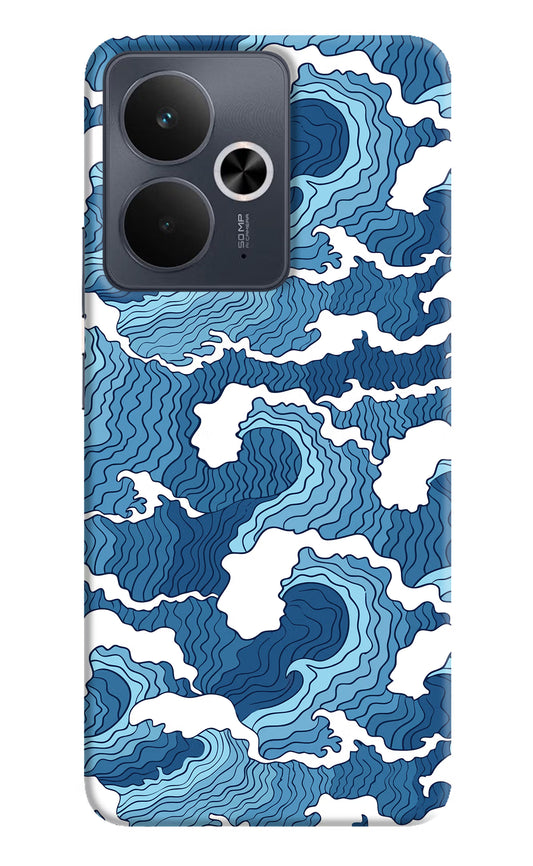 Blue Waves Realme 14T 5G Hard Case Back Cover by Casekaro
