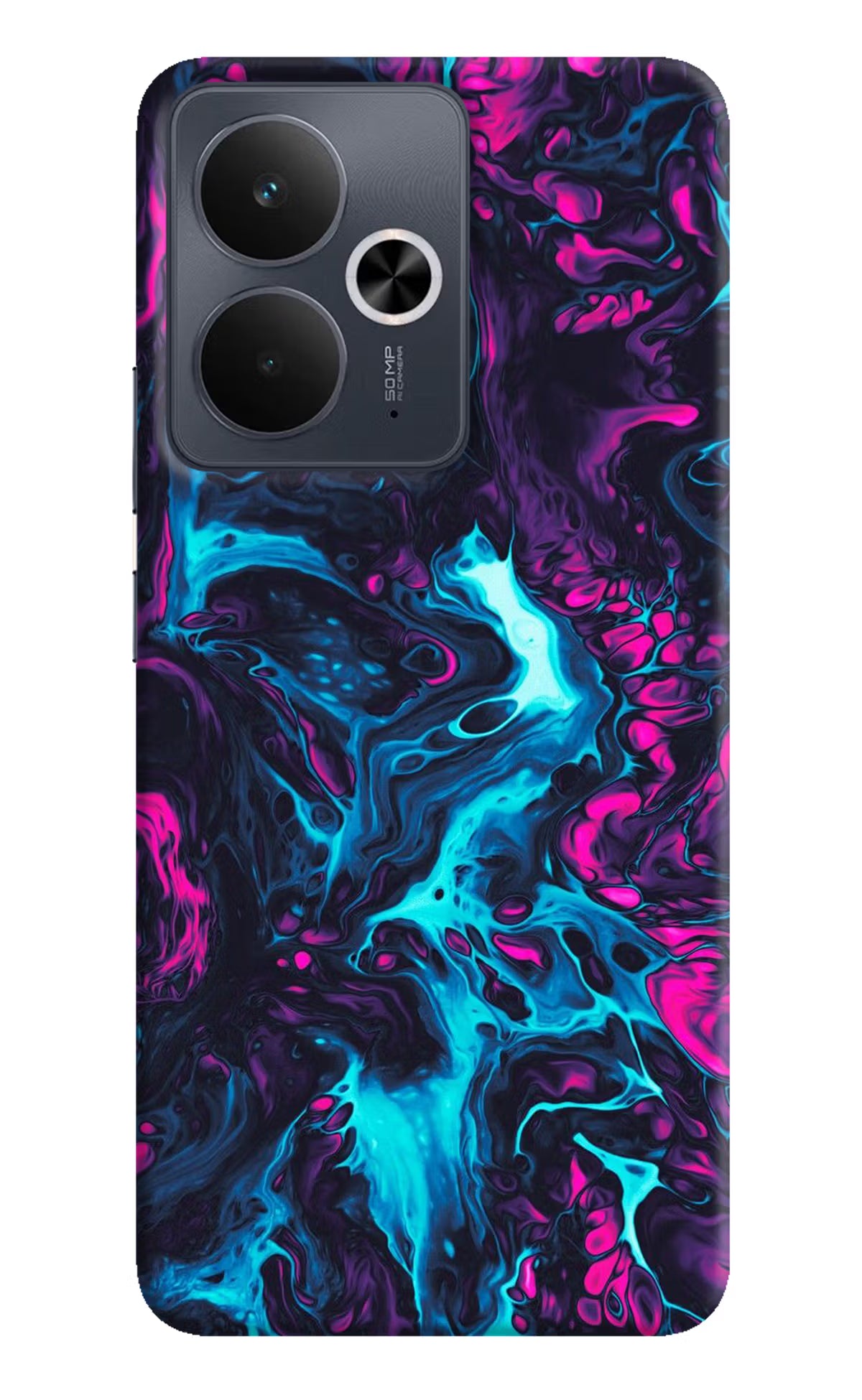 Abstract Realme 14T 5G Hard Case Back Cover by Casekaro