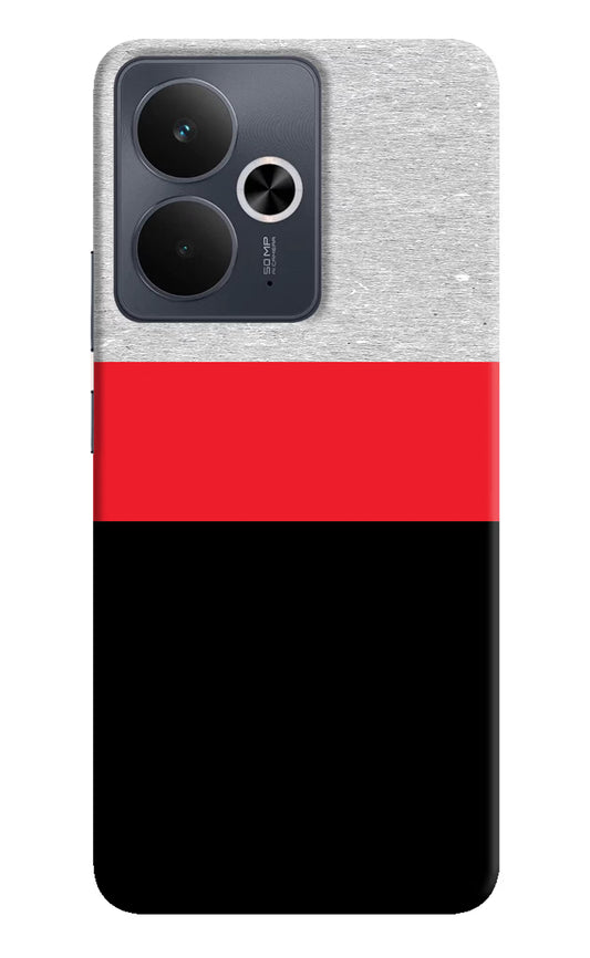 Tri Color Pattern Realme 14T 5G Hard Case Back Cover by Casekaro
