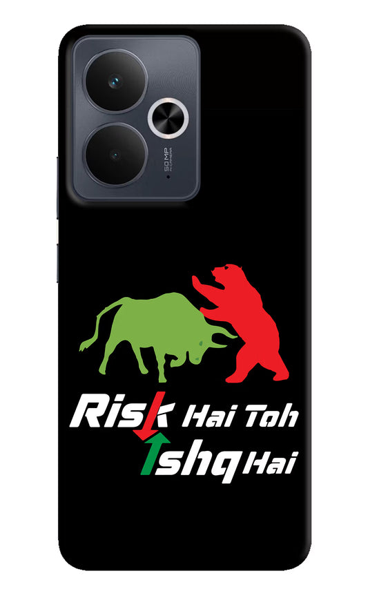 Risk Hai Toh Ishq Hai Realme 14T 5G Hard Case Back Cover by Casekaro