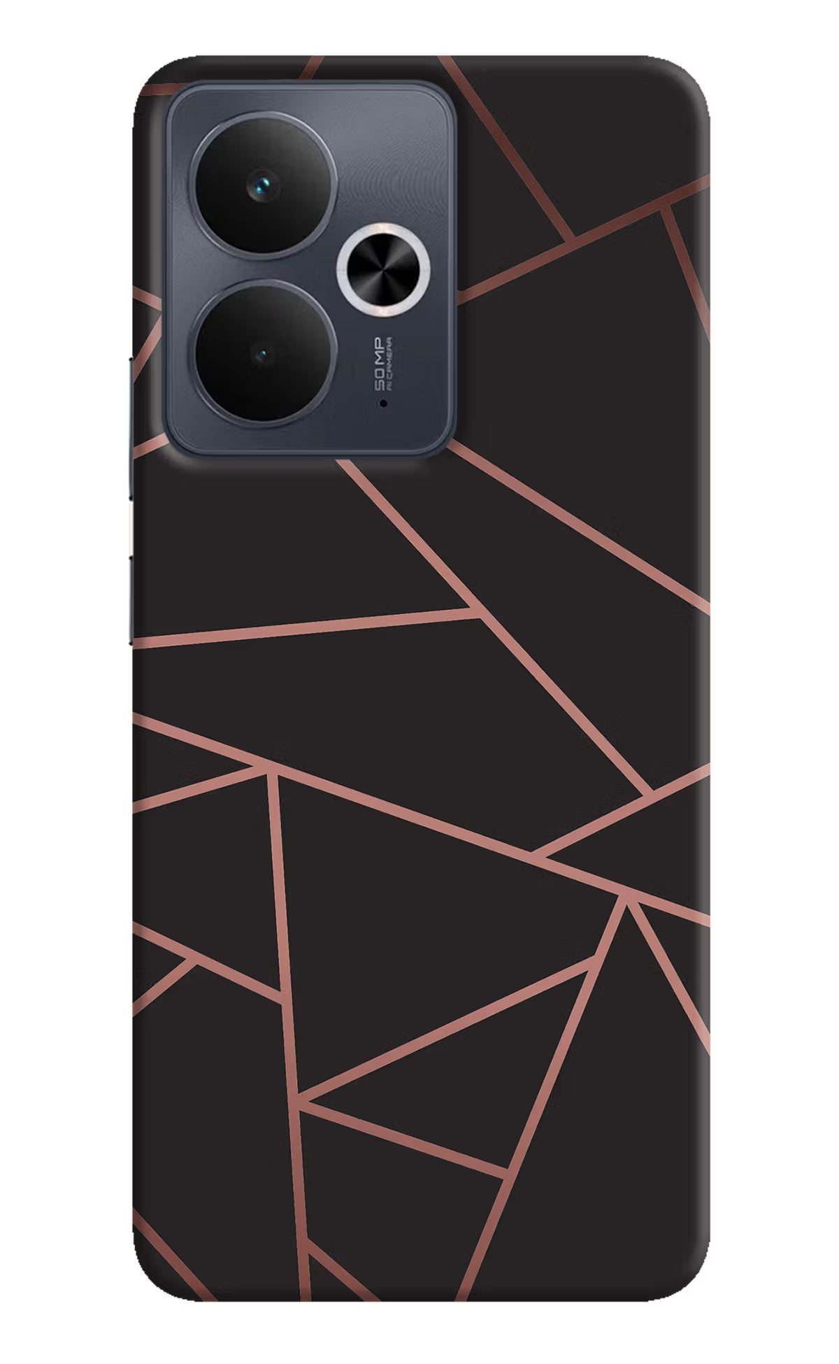 Geometric Pattern Realme 14T 5G Hard Case Back Cover by Casekaro