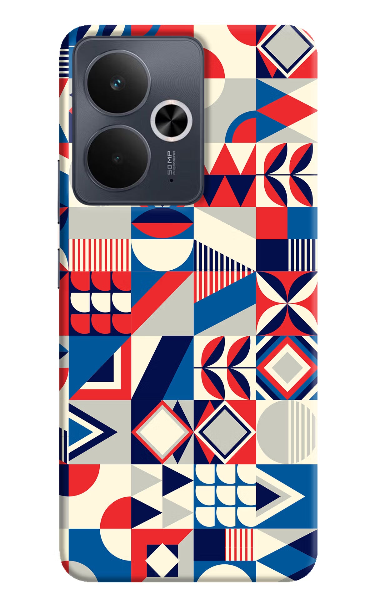 Colorful Pattern Realme 14T 5G Hard Case Back Cover by Casekaro