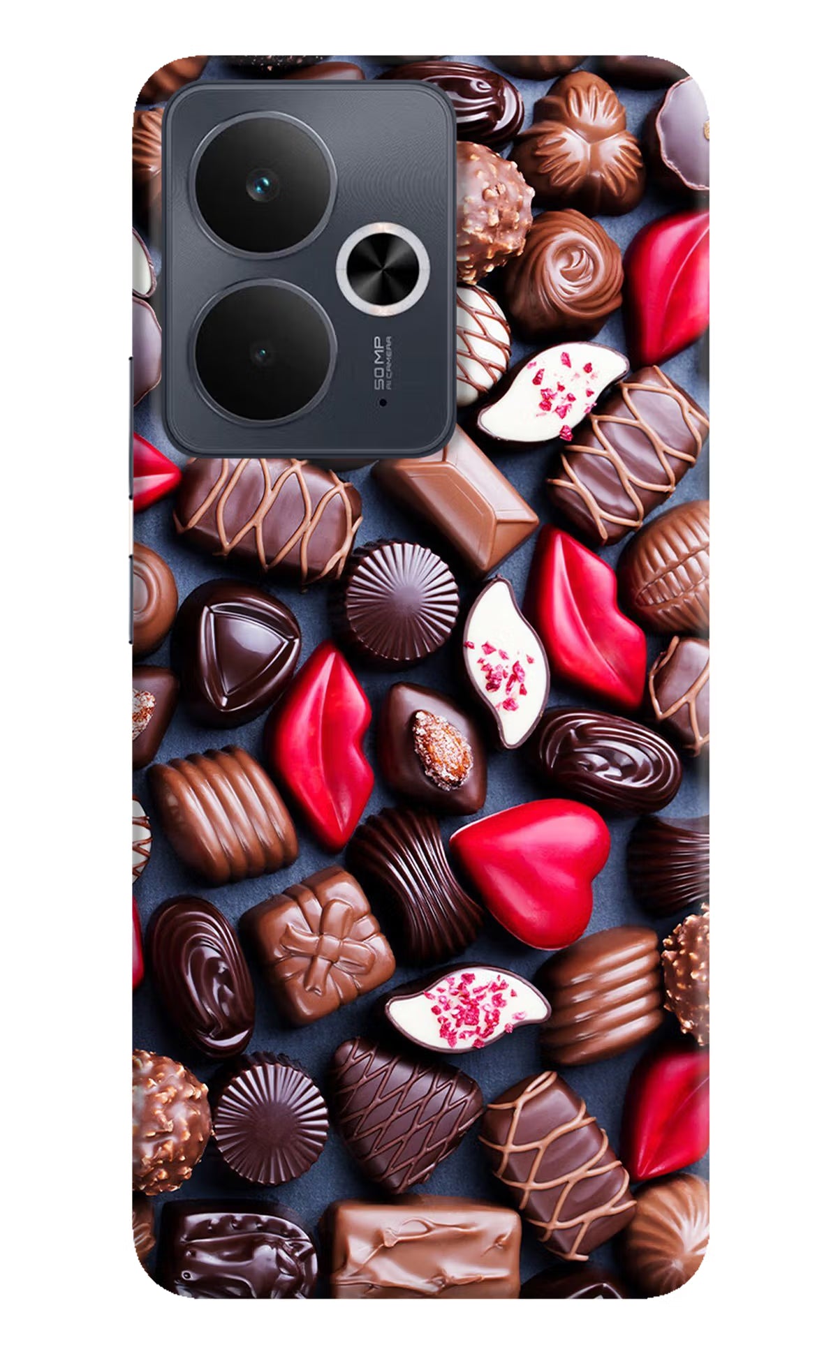 Chocolates Realme 14T 5G Hard Case Back Cover by Casekaro