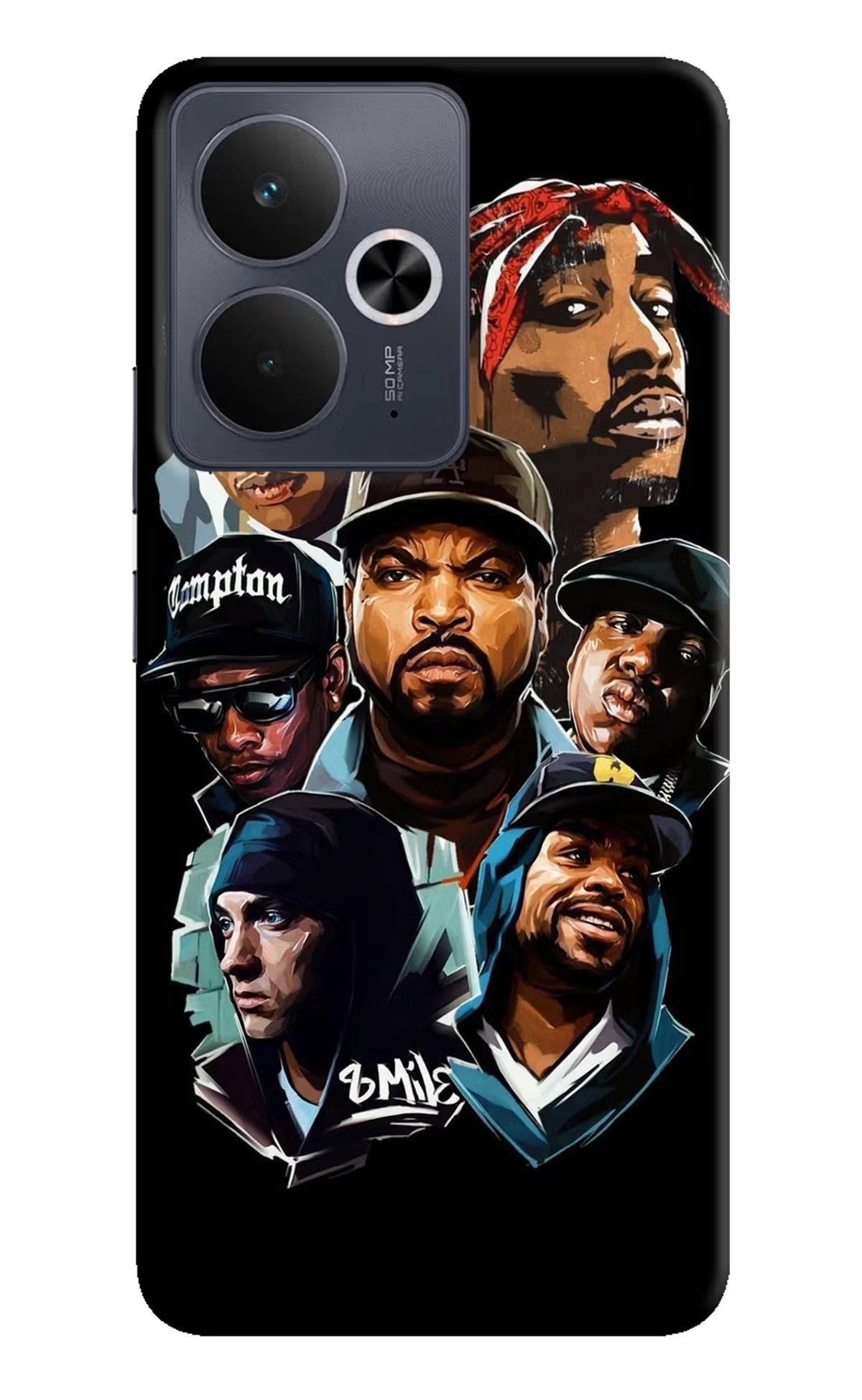 Rappers Realme 14T 5G Hard Case Back Cover by Casekaro