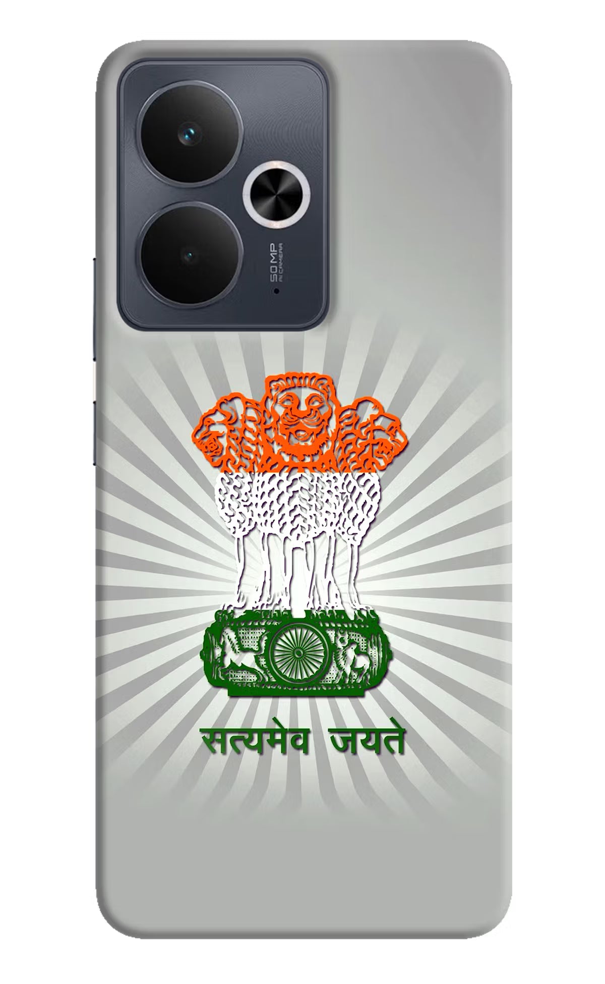 Satyamev Jayate Art Realme 14T 5G Hard Case Back Cover by Casekaro