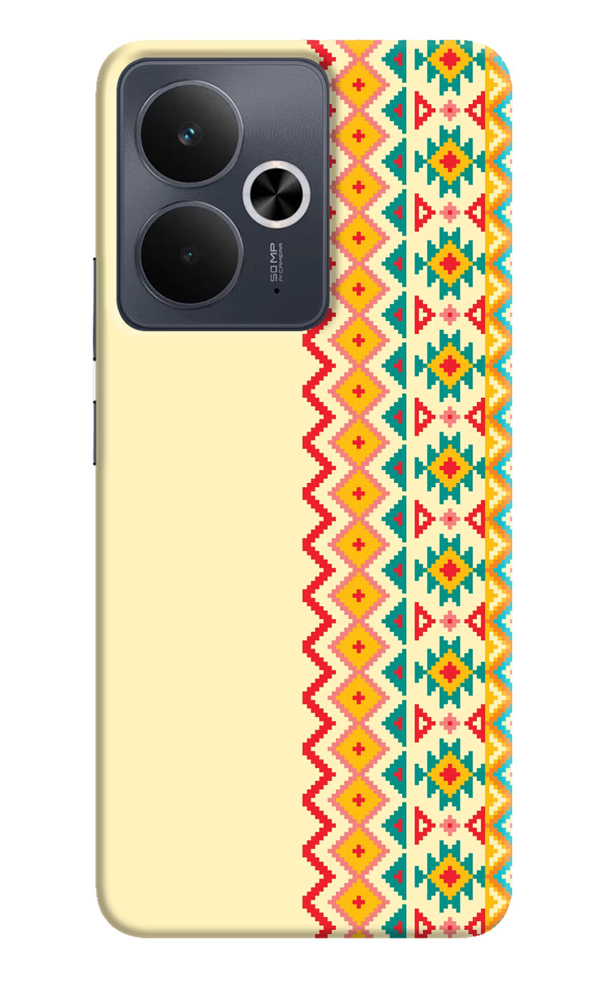 Ethnic Seamless Realme 14T 5G Hard Case Back Cover by Casekaro