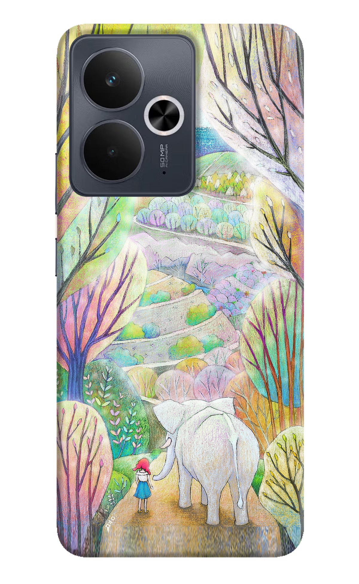 Nature Painting Realme 14T 5G Hard Case Back Cover by Casekaro