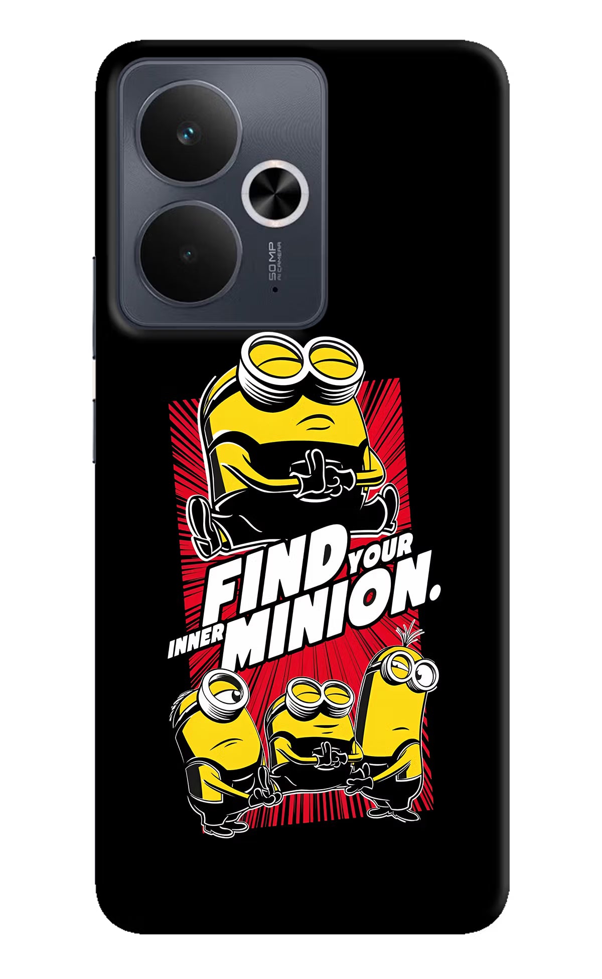 Find your inner Minion Realme 14T 5G Hard Case Back Cover by Casekaro