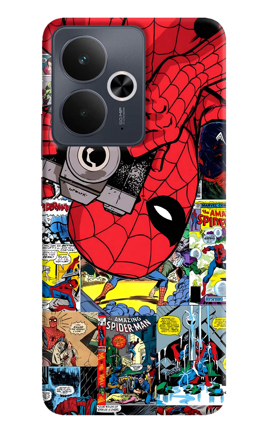 Spider Man Realme 14T 5G Back Cover, Hard case