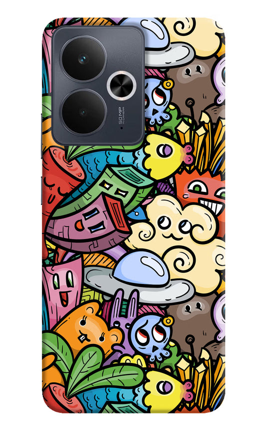 Veggie Doodle Realme 14T 5G Hard Case Back Cover by Casekaro