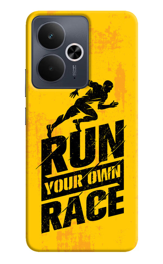 Run Your Own Race Realme 14T 5G Hard Case Back Cover by Casekaro