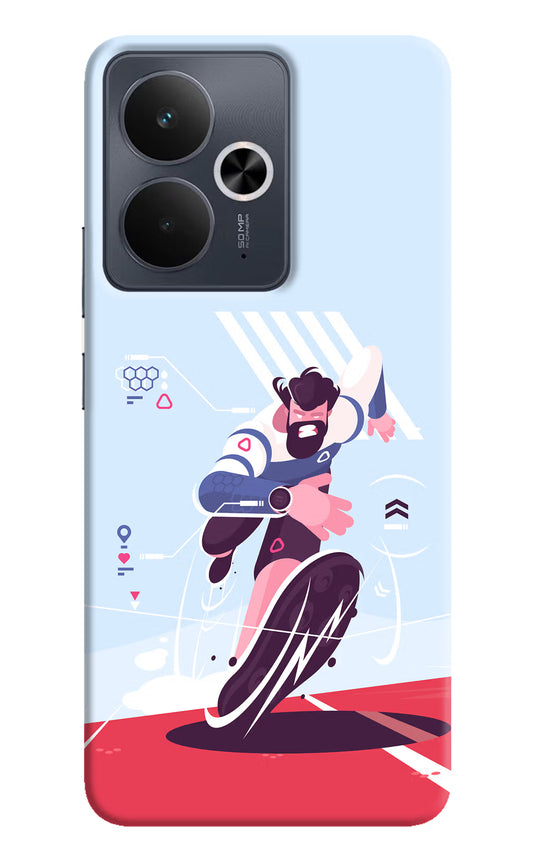 Run Pro Realme 14T 5G Hard Case Back Cover by Casekaro