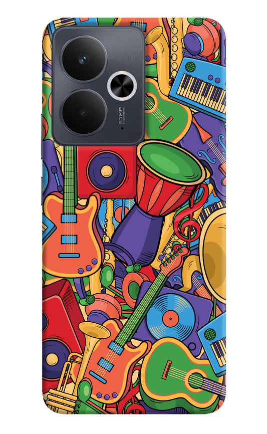 Music Instrument Doodle Realme 14T 5G Hard Case Back Cover by Casekaro