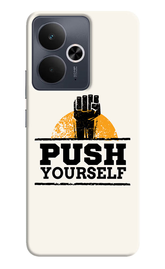 Push Yourself Realme 14T 5G Hard Case Back Cover by Casekaro