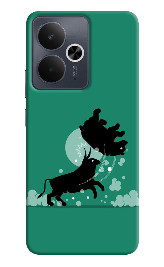 Bull Conqueror Realme 14T 5G Hard Case Back Cover by Casekaro