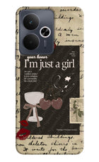 I am just a girl Realme 14T 5G Hard Case Back Cover by Casekaro