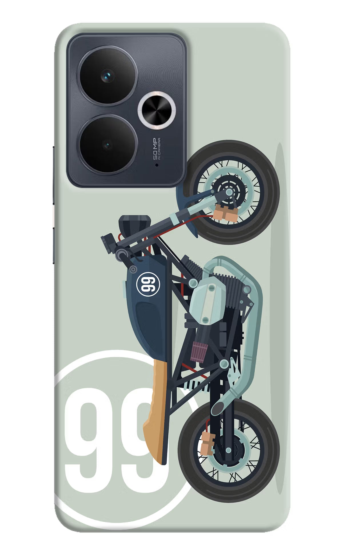 Classic Cafe Racer 99 Realme 14T 5G Hard Case Back Cover by Casekaro