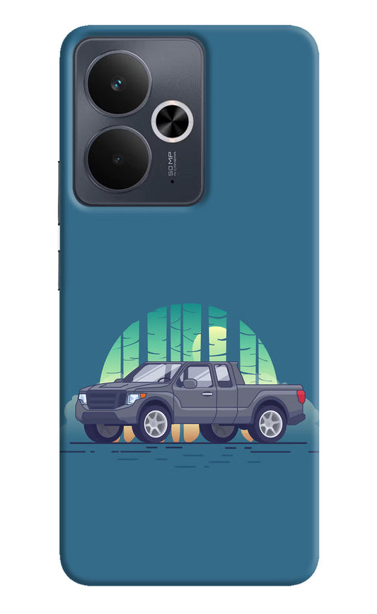Retro Garage Vibe Realme 14T 5G Hard Case Back Cover by Casekaro