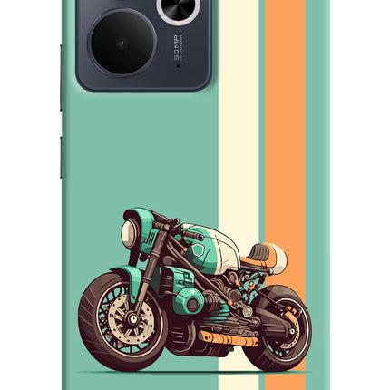 Striped Moto Drift Realme 14T 5G Hard Case Back Cover by Casekaro