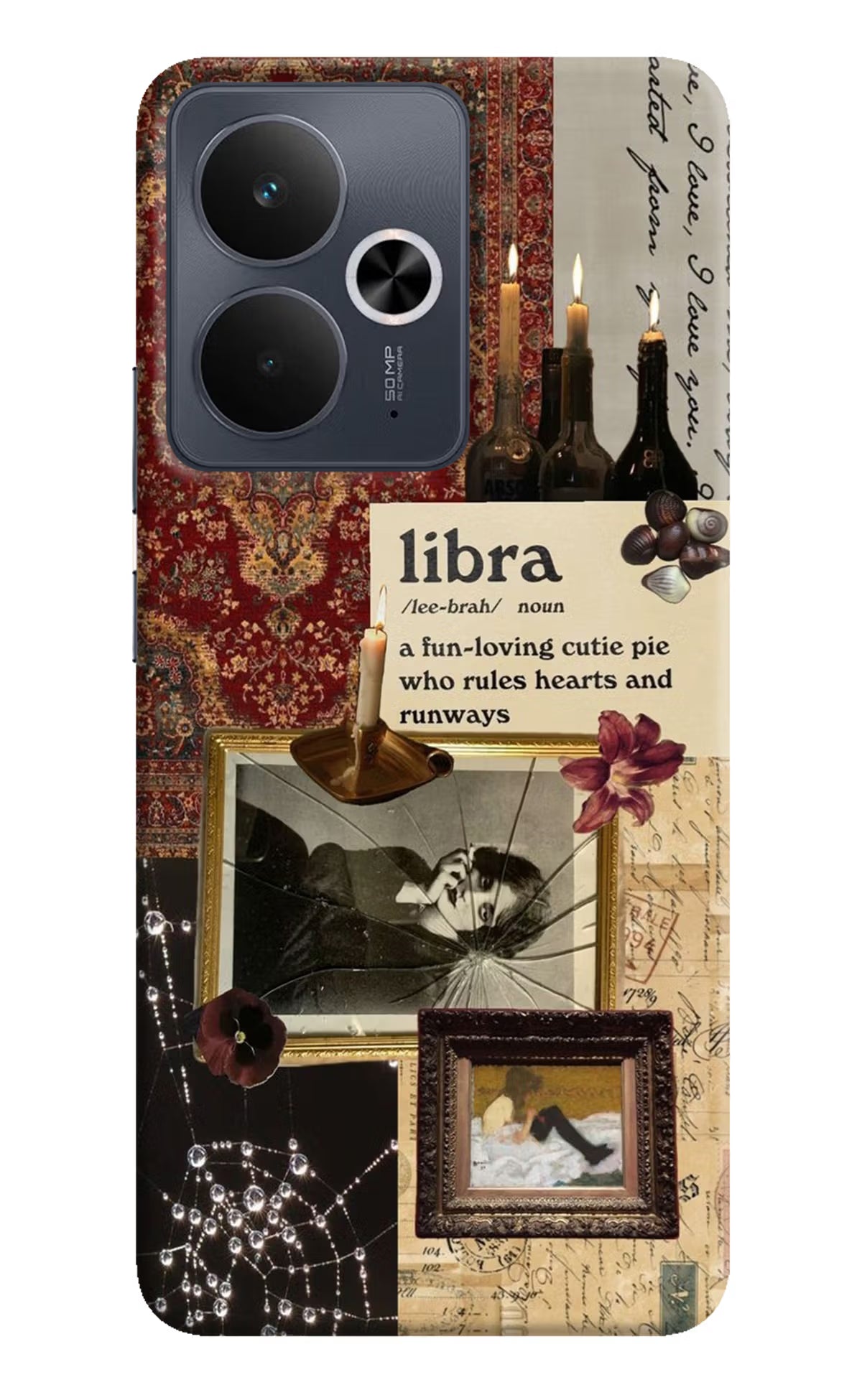 Libra Zodiac Realme 14T 5G Hard Case Back Cover by Casekaro