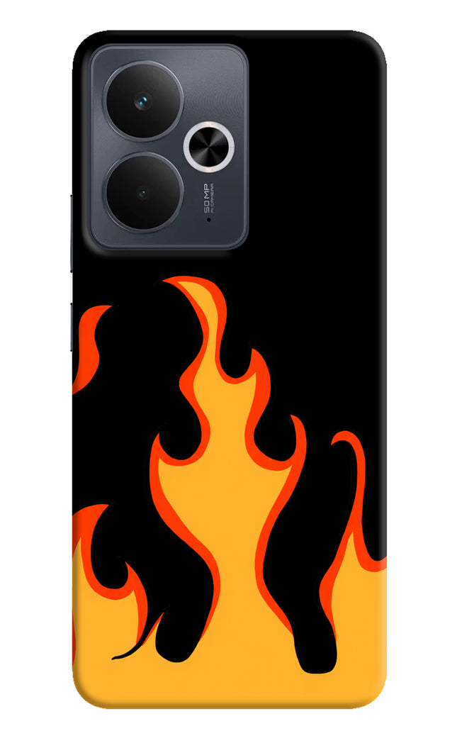 Fired Up – Black Realme 14T 5G Hard Case Back Cover by Casekaro