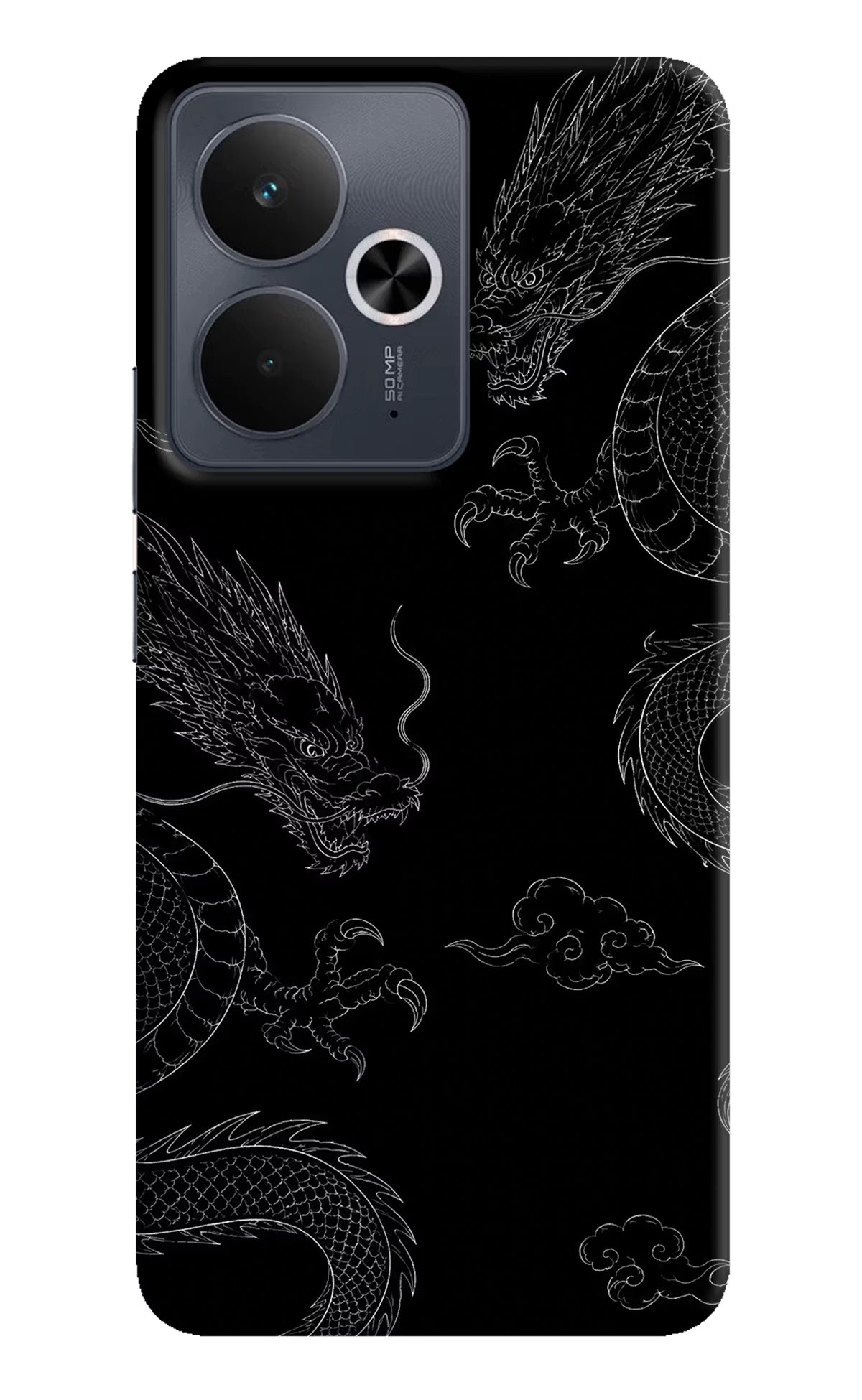 Twin Dragons Realme 14T 5G Hard Case Back Cover by Casekaro