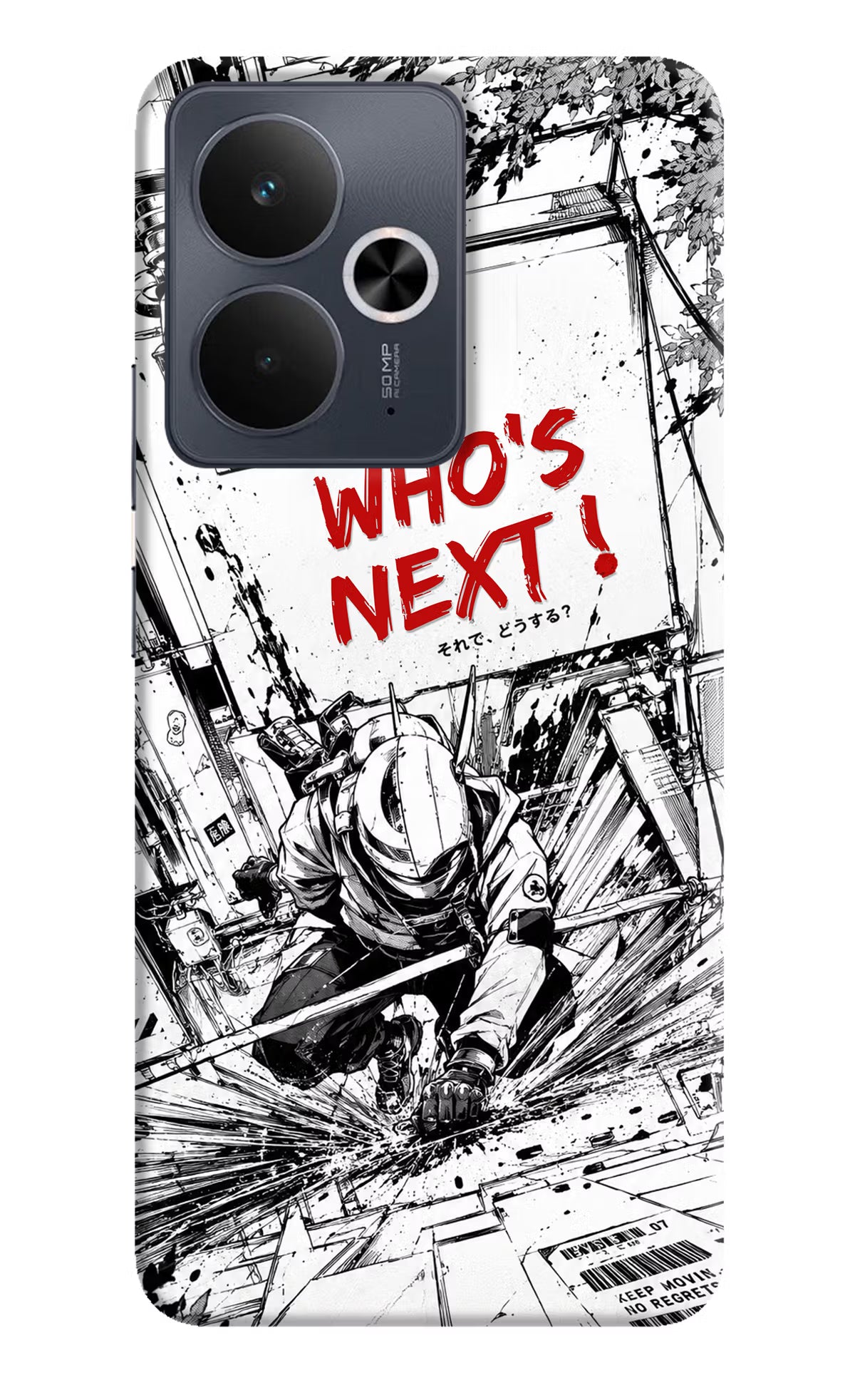 Who's Next Realme 14T 5G Hard Case Back Cover by Casekaro
