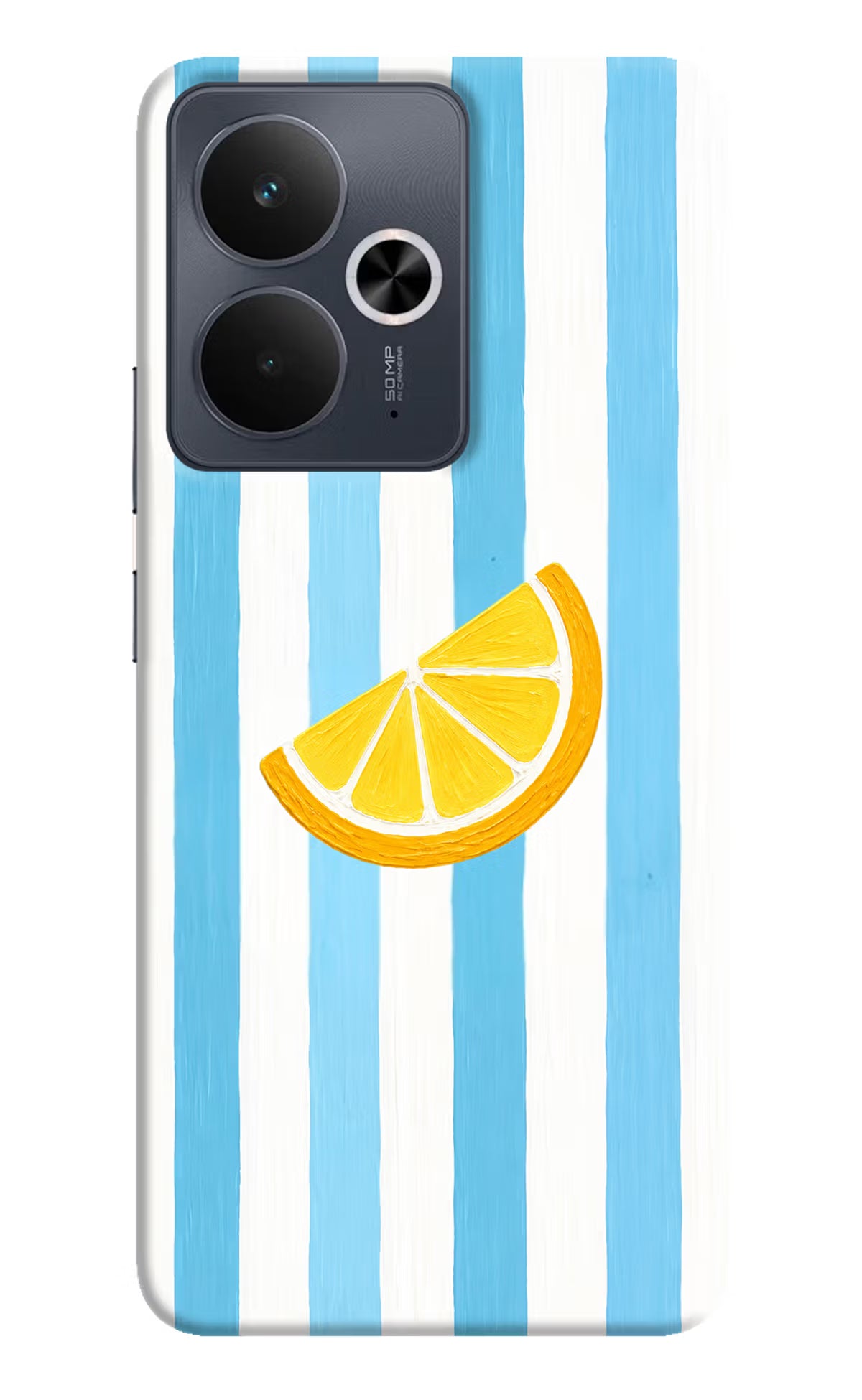 Summer Lemon Realme 14T 5G Hard Case Back Cover by Casekaro