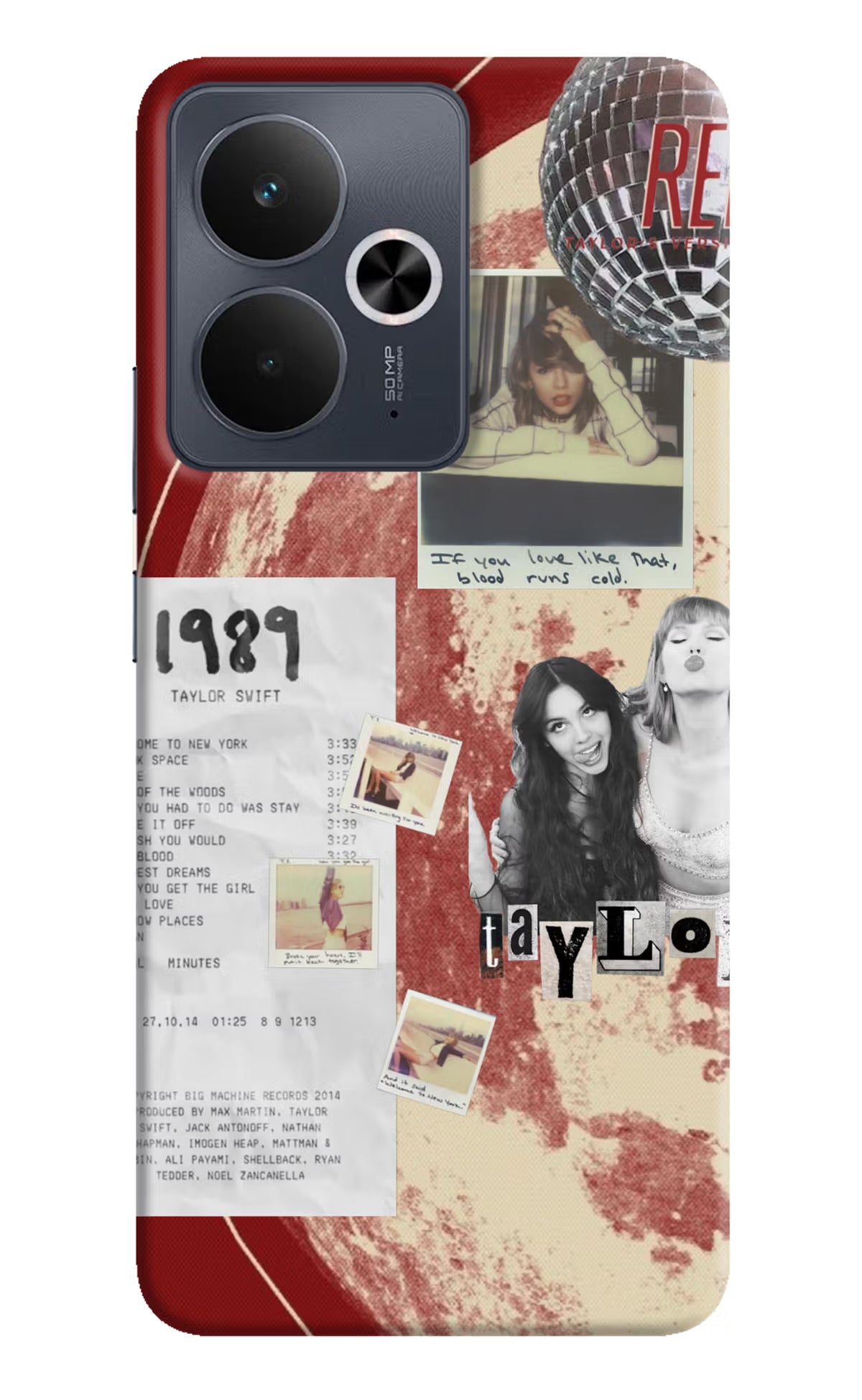 Taylor Swift Realme 14T 5G Back Cover
