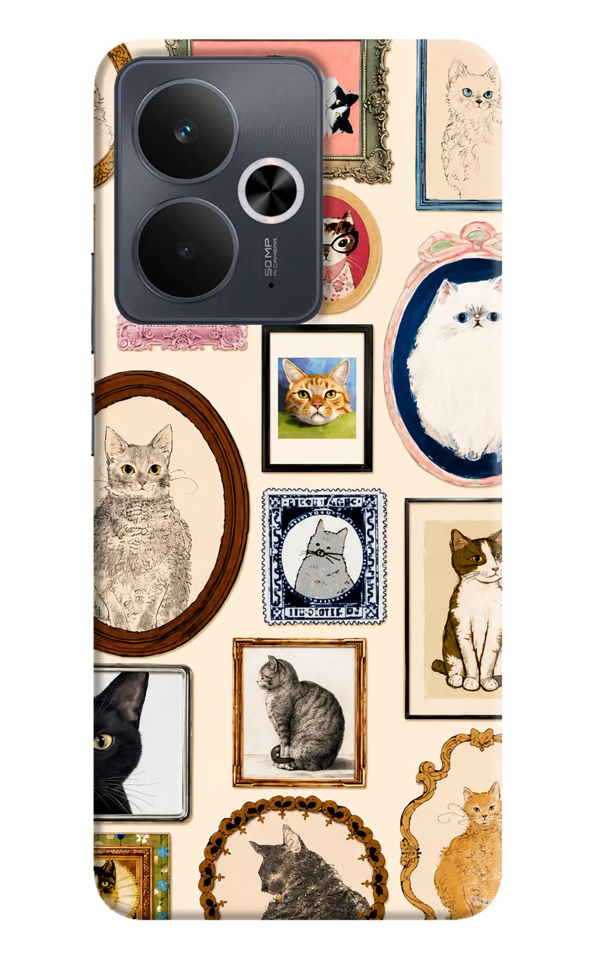 Mirror Cats Realme 14T 5G Back Cover