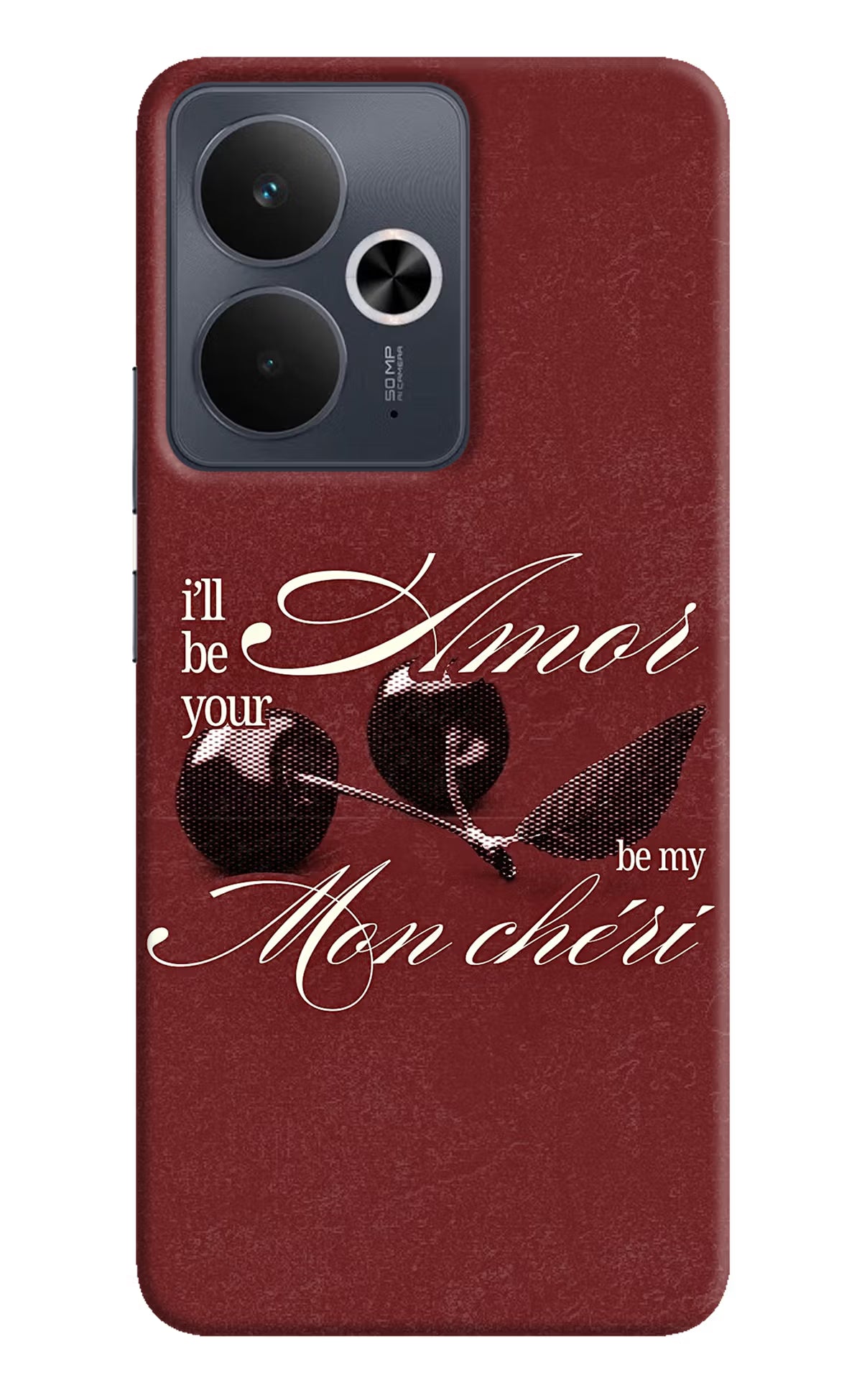 Velvet Cherry Realme 14T 5G Back Cover