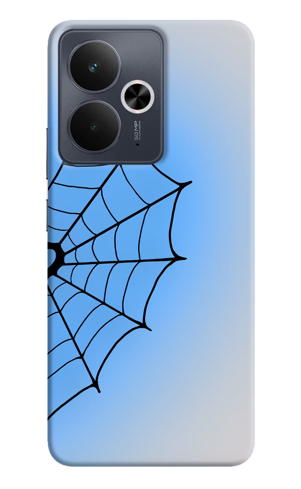 Blue Web Realme 14T 5G Back Cover