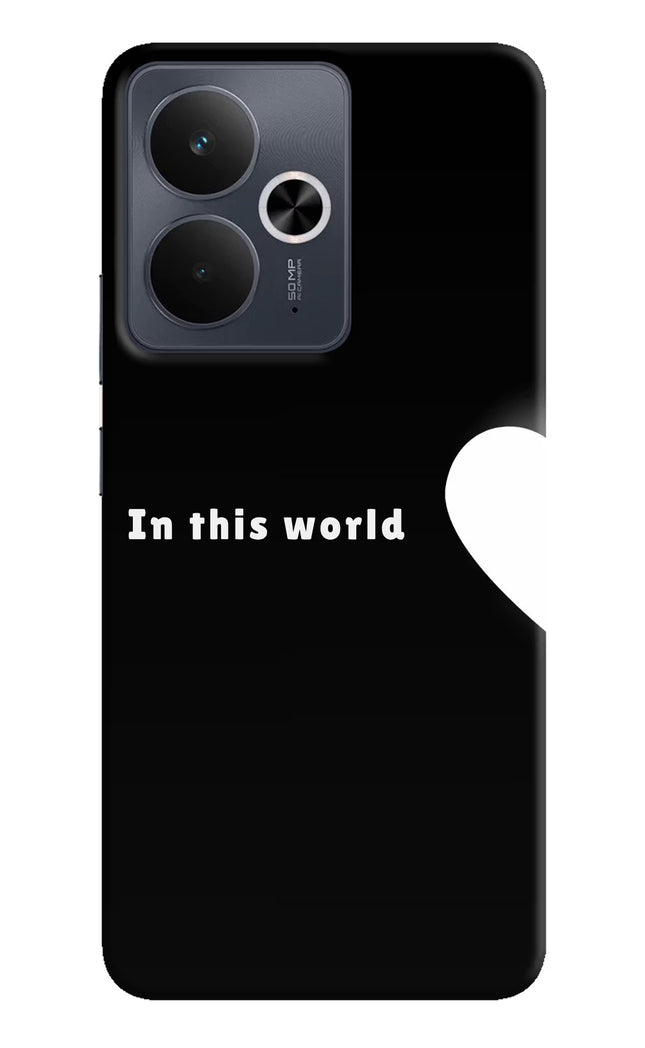 This World Realme 14T 5G Hard Case Back Cover by Casekaro
