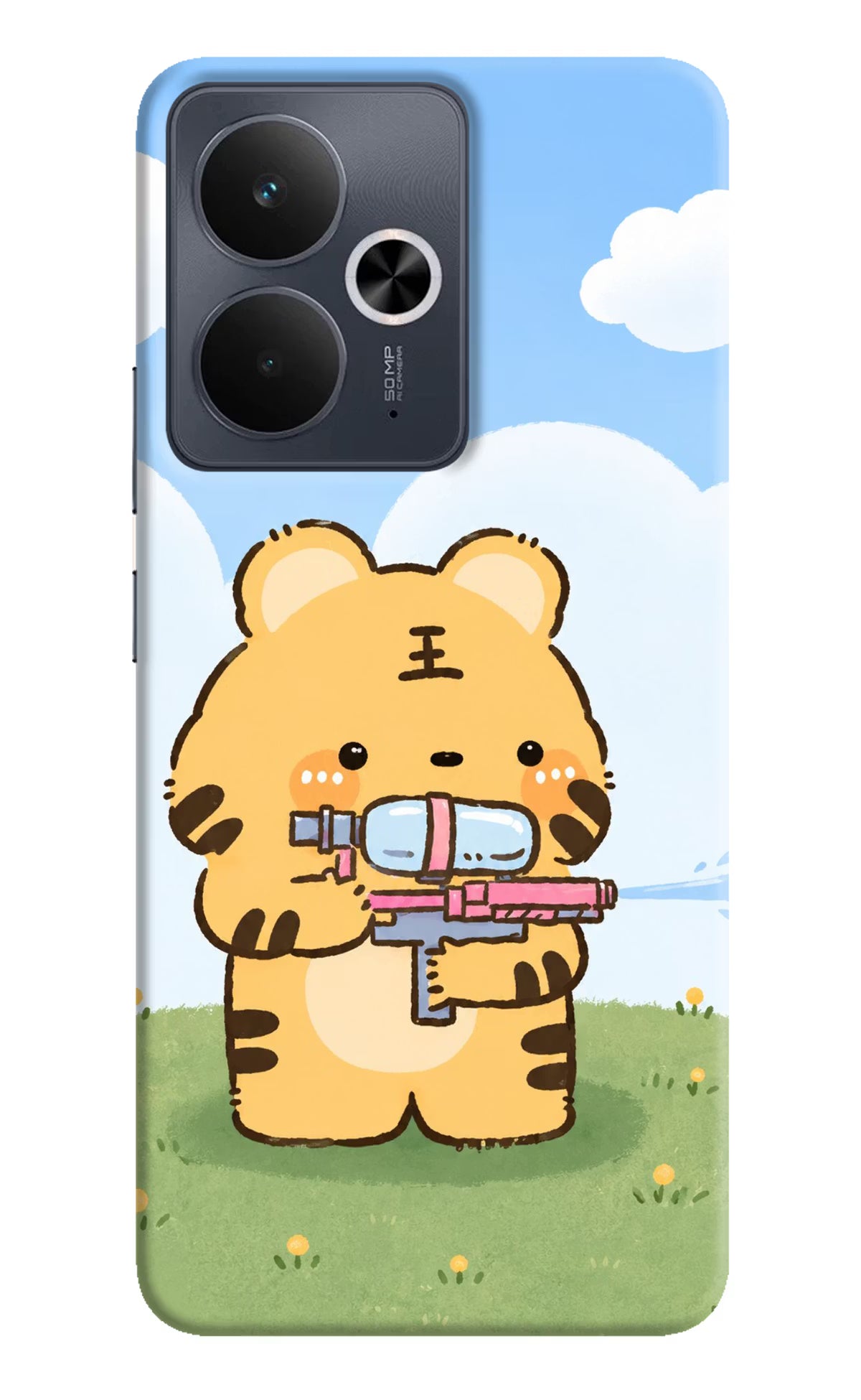 Tiger Treat Realme 14T 5G Back Cover